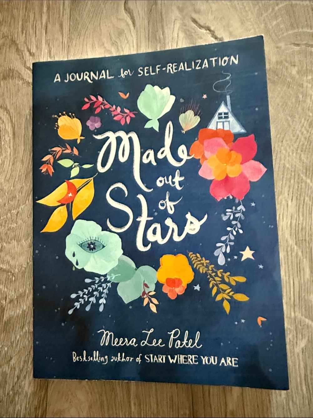 Made Out of Stars Journal - Floral Navy Cover